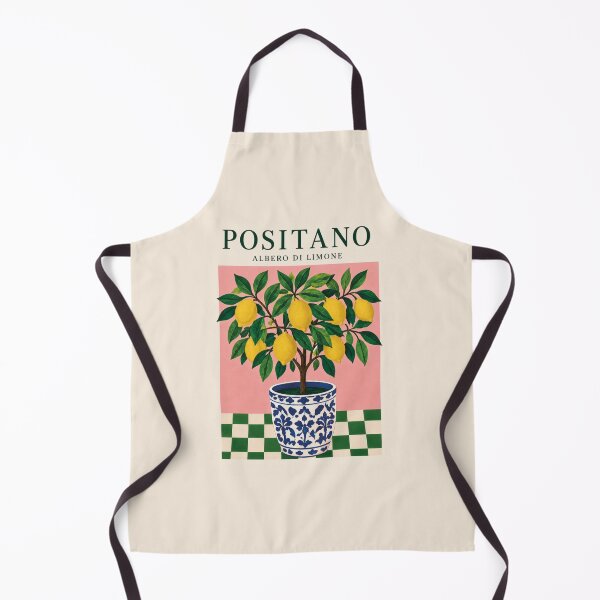 Item preview, Italian Lemon Tree Retro Mediterranean Botanical Art designed and sold by VictorinoArt.