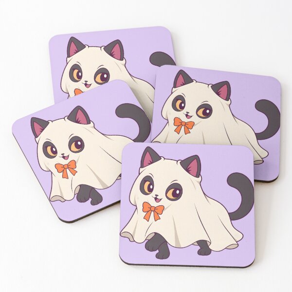 Item preview, Ghost Cat – Cute Halloween Kitty Costume designed and sold by ChromaRune.