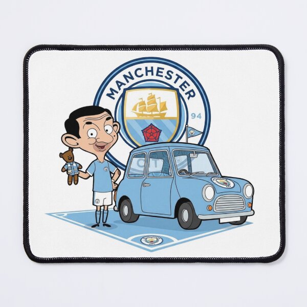 Item preview, Mr Bean Funny Manchester Football Fan Mini Car designed and sold by annaarthk.
