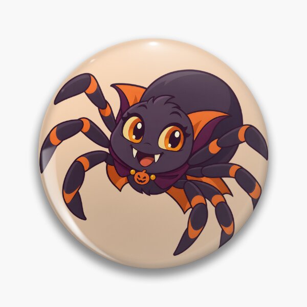 Item preview, Vampire Spider – Cute Halloween Arachnid designed and sold by ChromaRune.