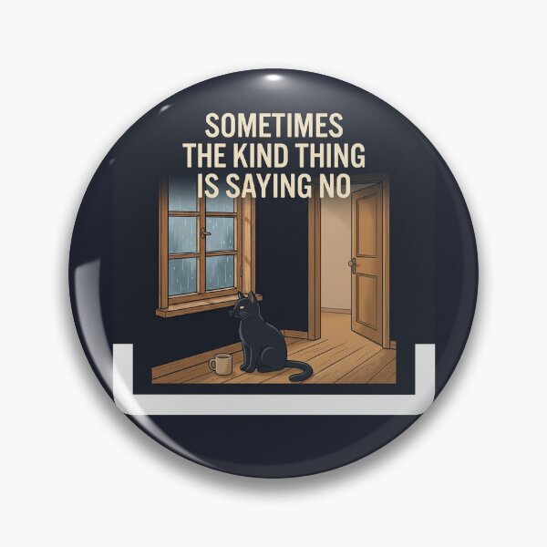 Item preview, Sometimes the Kind Thing Is Saying No designed and sold by QuietNovaShop.