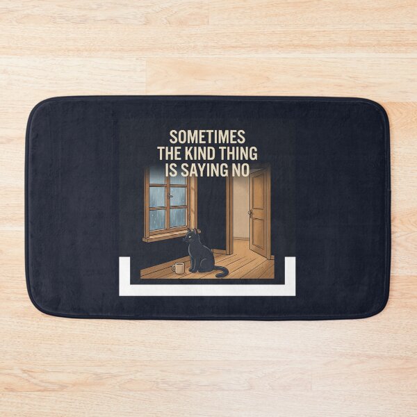 Item preview, Sometimes the Kind Thing Is Saying No designed and sold by QuietNovaShop.