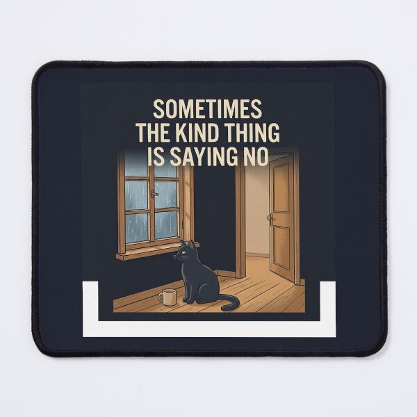 Item preview, Sometimes the Kind Thing Is Saying No designed and sold by QuietNovaShop.