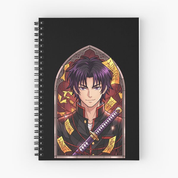 Item preview, Guren Ichinose Seraph Of The End Crimson Talisman Stained Glass Portrait designed and sold by mildaclairmo.