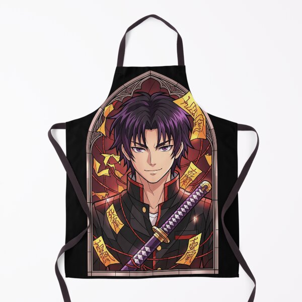 Item preview, Guren Ichinose Seraph Of The End Crimson Talisman Stained Glass Portrait designed and sold by mildaclairmo.