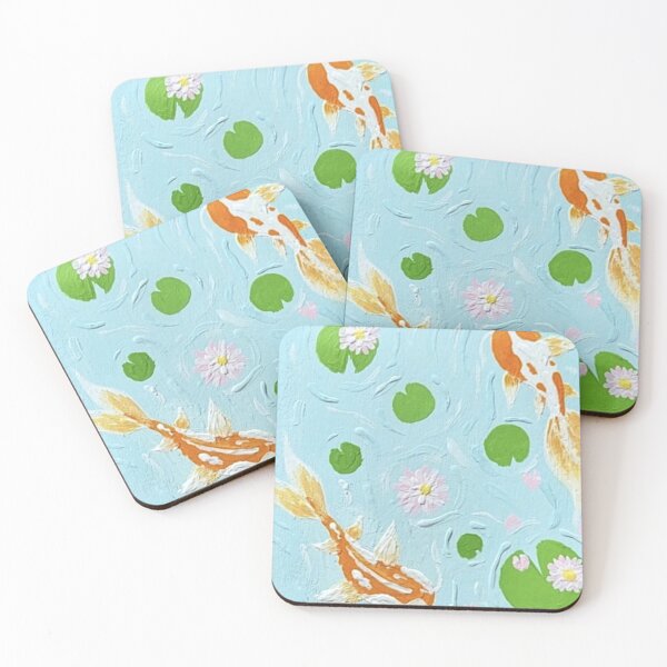 Item preview, Koi Pond under Cherry Blossoms designed and sold by Sydney-Sunxhine.