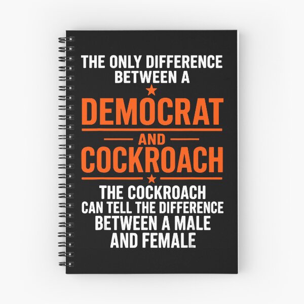 Item preview, The Only Difference Between A Democrat And Cockroach Political Humor Conservative Quote Fan Apparel designed and sold by Sendowart.