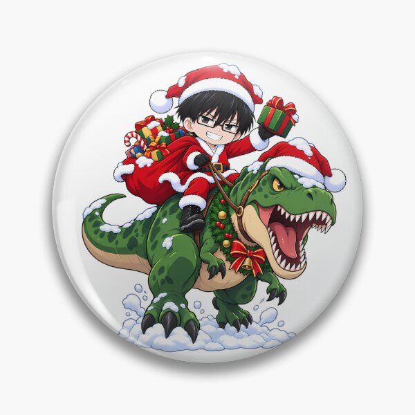 Item preview, Yusuke Tani You and I Are Polar Opposites Christmas T Rex designed and sold by mildaclairmo.