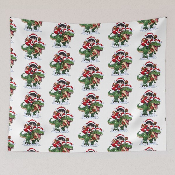Item preview, Yusuke Tani You and I Are Polar Opposites Christmas T Rex designed and sold by mildaclairmo.