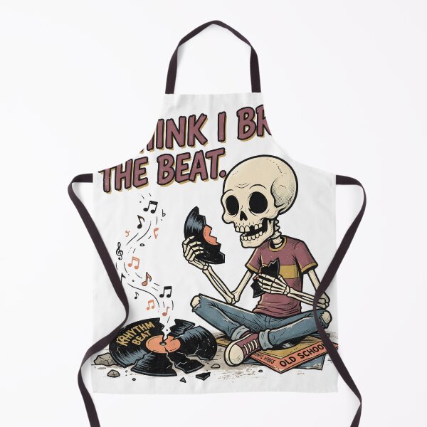 Item preview, Skeleton Holding a Broken Vinyl Record designed and sold by MisteryDesigner.