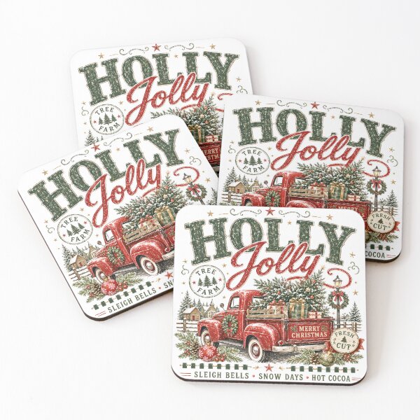 Item preview, Christmas tree red truck designed and sold by Uniquememorable.