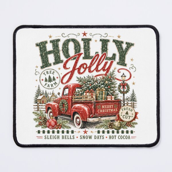 Item preview, Christmas tree red truck designed and sold by Uniquememorable.