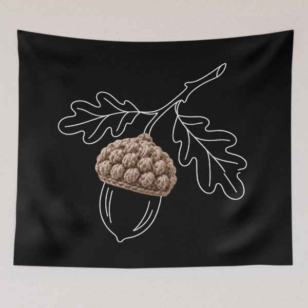 Item preview, Acorn with Knitted Cap designed and sold by knitcorner26.