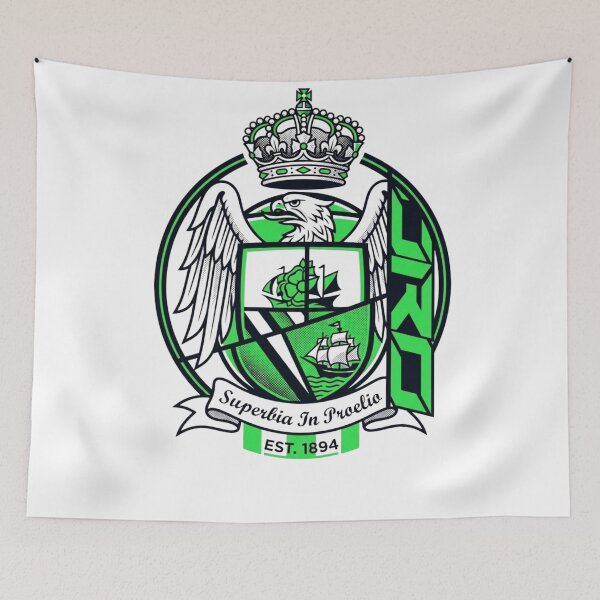 Item preview, Jiro Neon Green Crest Crown Emblem designed and sold by annaarthk.