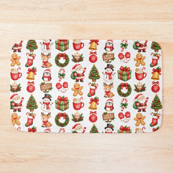 Item preview, Cute Christmas Watercolor Collection – Merry Christmas Holiday designed and sold by Lyannaadesign.