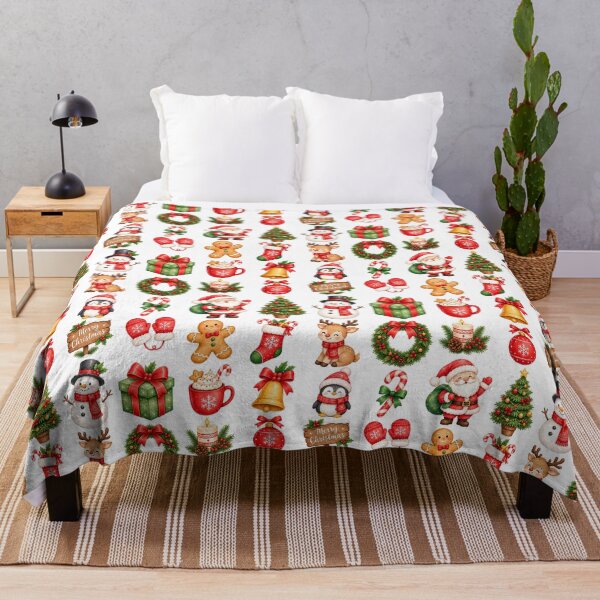 Item preview, Cute Christmas Watercolor Collection – Merry Christmas Holiday designed and sold by Lyannaadesign.