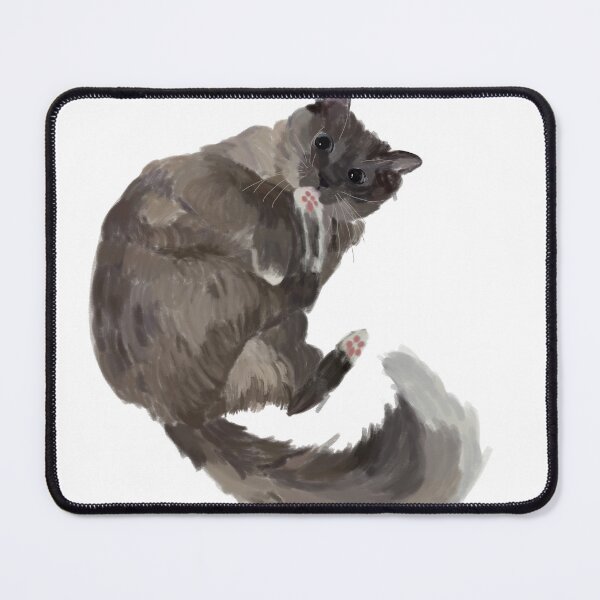 Item preview, Cute Ragdoll Cat Cleaning Its Paw Illustration  designed and sold by CelumV.