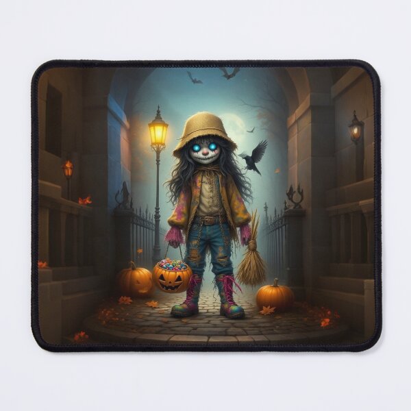 Item preview, Halloween scarecrow girl designed and sold by KingsArtworx 2.