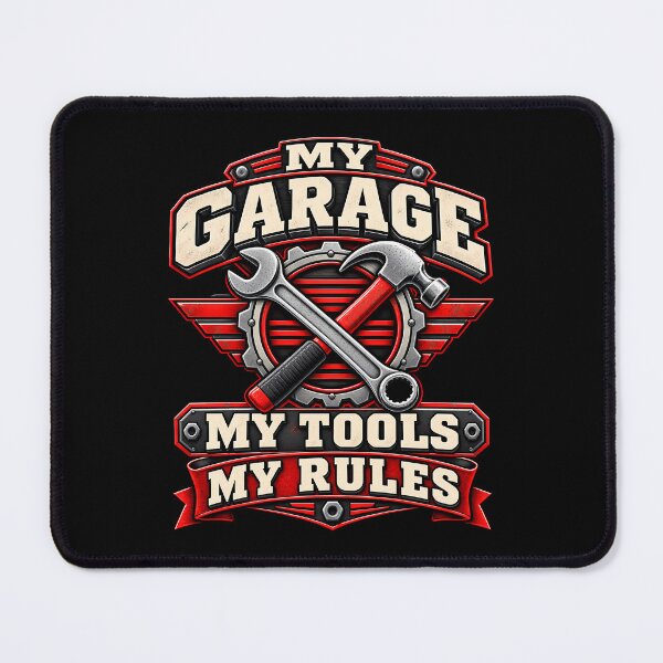 Item preview, My Garage My Tools My Rules Vintage Mechanic Handyman designed and sold by Photo-Sphere101.