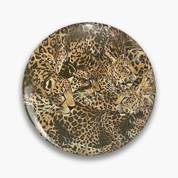 Item preview, Wild Leopard Collage – Exotic Golden Big Cat Pattern designed and sold by destelloacido.