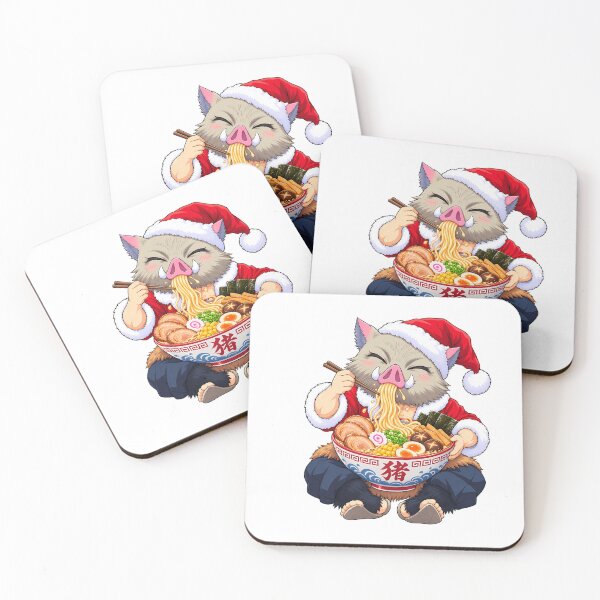 Item preview, Inosuke Hashibira Demon Slayer Christmas Ramen Feast designed and sold by mildaclairmo.