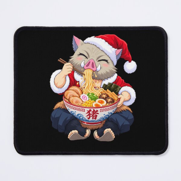 Item preview, Inosuke Hashibira Demon Slayer Christmas Ramen Feast designed and sold by mildaclairmo.