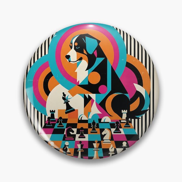Item preview, Bernese Chess Strategist designed and sold by PictoVibe.