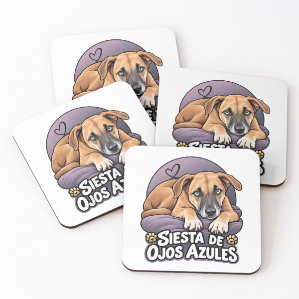 Item preview, "Blue-eyed dog siesta design" designed and sold by FeyArteDesigns.