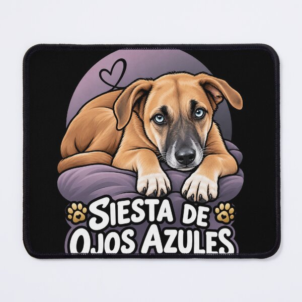 Item preview, "Blue-eyed dog siesta design" designed and sold by FeyArteDesigns.