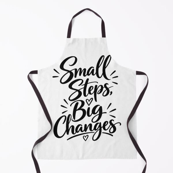 Item preview, Small Steps Big Changes – Minimal Motivational Quote designed and sold by TinyWeird.