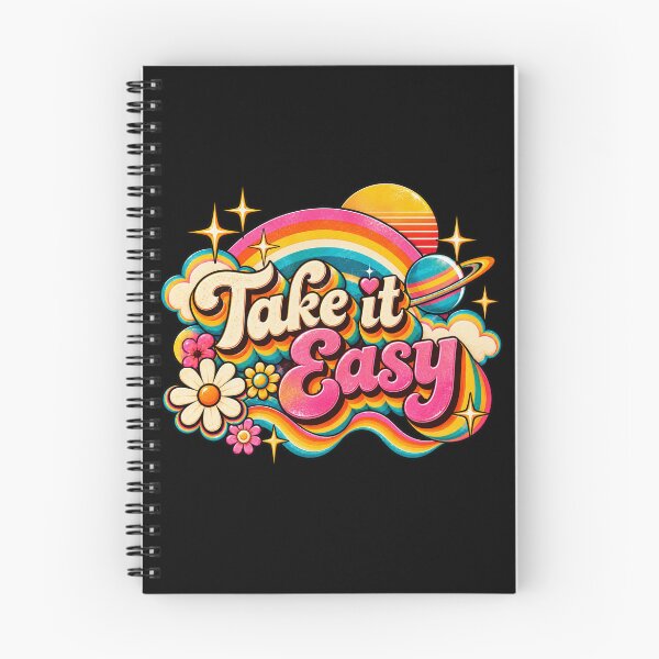 Item preview, Take It Easy – Groovy Retro Rainbow 70s Vibes designed and sold by sweta_r.art.