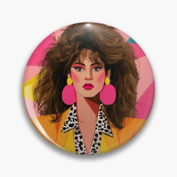 Item preview, 80s retro gal designed and sold by The Retro Stop.