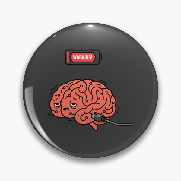 Item preview, Low Battery Brain Burnout designed and sold by KeremYurtseven.