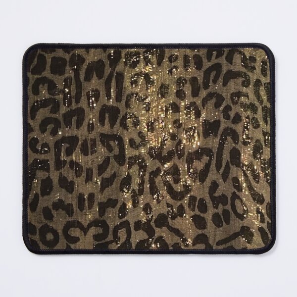 Item preview, Black and Gold Glitter Leopard Print – Wild Glamour designed and sold by destelloacido.