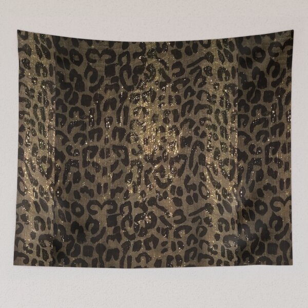 Item preview, Black and Gold Glitter Leopard Print – Wild Glamour designed and sold by destelloacido.