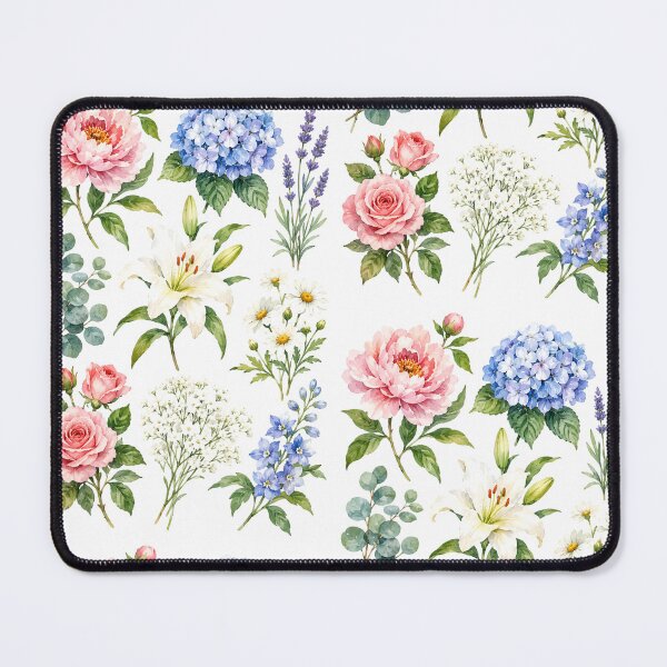 Item preview, Elegant Botanical Watercolor Floral Collection – Vintage Garden Flowers designed and sold by Lyannaadesign.