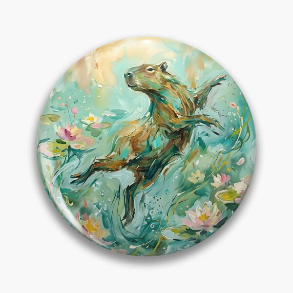 Item preview, Capybara Underwater Ballet designed and sold by PictoVibe.