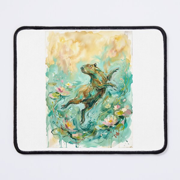Item preview, Capybara Underwater Ballet designed and sold by PictoVibe.