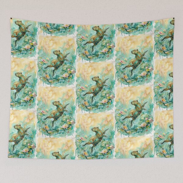 Item preview, Capybara Underwater Ballet designed and sold by PictoVibe.