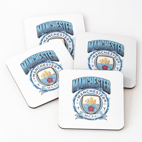Item preview, Manchester Lightning Electric Storm Blue Crest designed and sold by annaarthk.