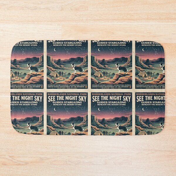 Item preview, Border Collie Stargazing Guide designed and sold by PictoVibe.