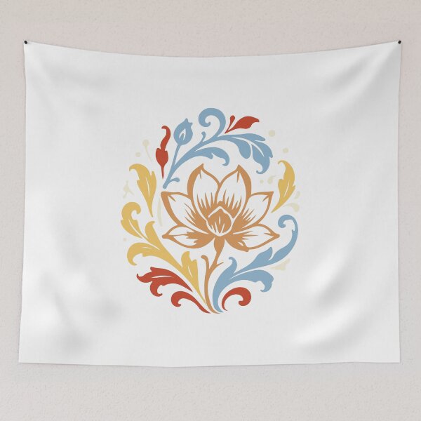 Item preview, Colorful Circular Floral Mandala 030_1 designed and sold by AhmedHelal24795.