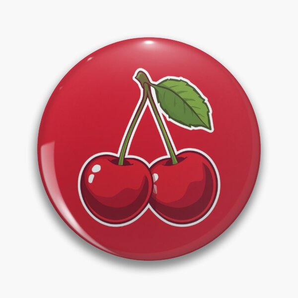 Item preview, cute duo red shiny summer cherry  designed and sold by StickItToo.