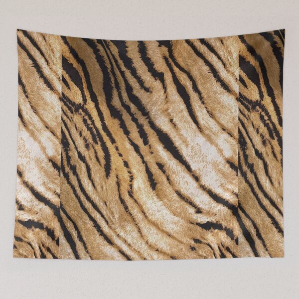 Item preview, Golden Tiger Stripes – Wild Black and Gold Animal Print designed and sold by destelloacido.