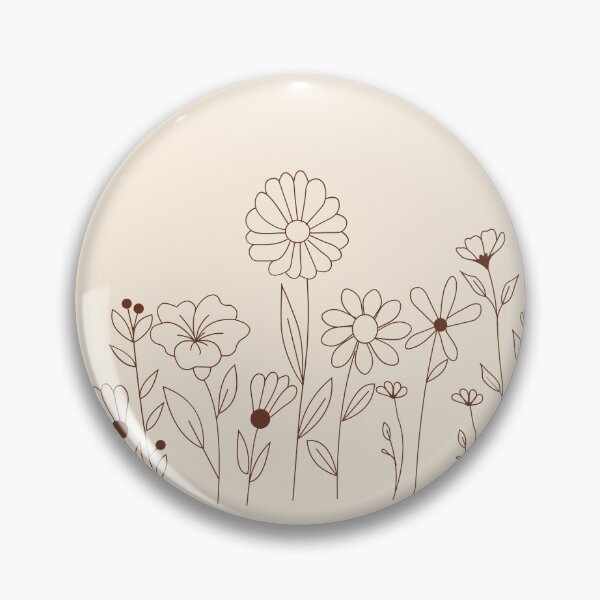 Item preview, minimalist-style flowers designed and sold by moonart7lunas.