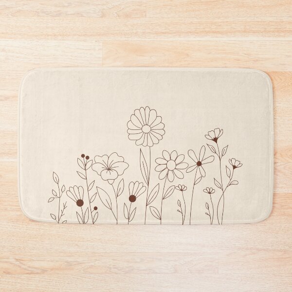 Item preview, minimalist-style flowers designed and sold by moonart7lunas.