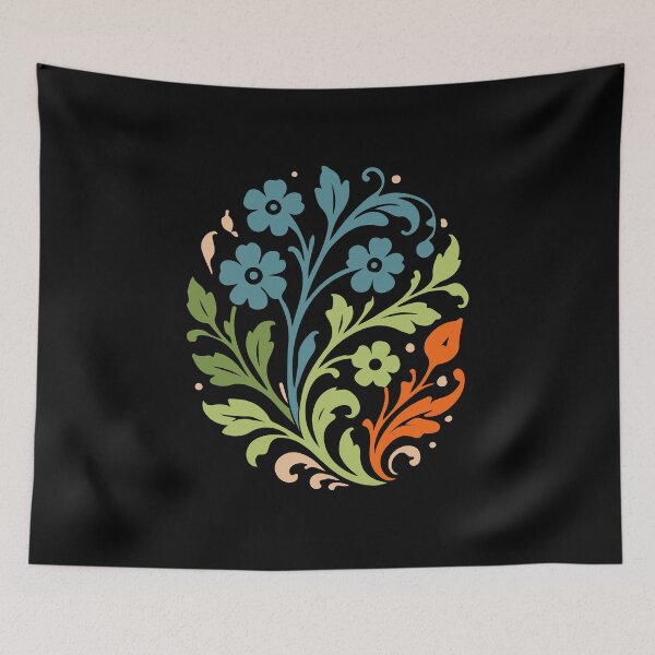 Item preview, Colorful Circular Floral Mandala 033_1 designed and sold by AhmedHelal24795.