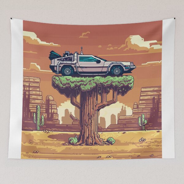 Item preview, Vintage Car Club Delorean Future Game designed and sold by PrintCarClub.