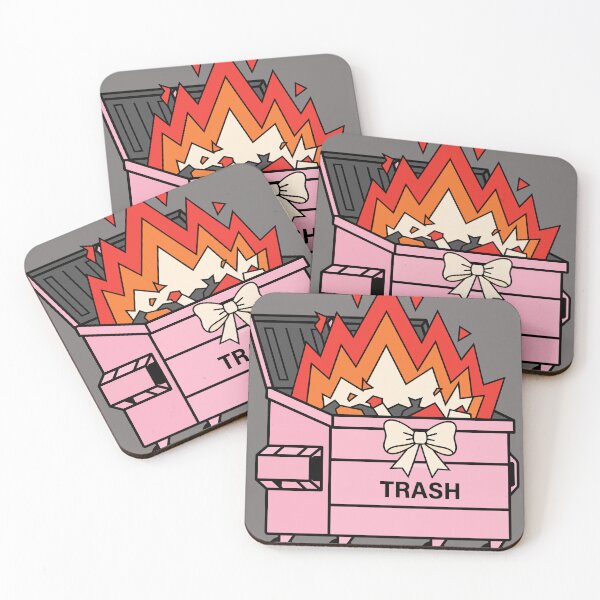 Item preview, Cute Pastel Dumpster Fire designed and sold by KeremYurtseven.