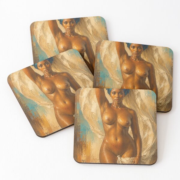 Item preview, Golden Grace | African Woman Fine Art Painting designed and sold by TedKentPhoto.